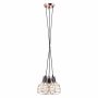 Italux PERIFO MDM-2272/3 BK+COP Suspension lumineuse 3x60W/E27 IP20