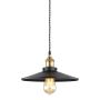 Italux VERDA MDM-3458/1M BK+GD Suspension lumineuse 1x40W/E27