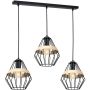 Milagro CLIFF BLACK MLP5525 Suspension lumineuse 3x60W/E27 IP20