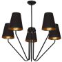 Milagro VICTORIA BLACK MLP4913 Lustre 5x60W/E27 IP20