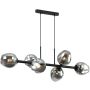Italux BORGO PND-30843-6 BK+SG Suspension lumineuse 6x40W/E27 IP20