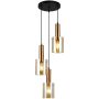Italux SARDO PND-5581-3A-BRO+AMB Suspension lumineuse 3x40W/E27 IP20