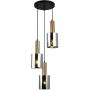 Italux SARDO PND-5581-3A-BRO+SG Suspension lumineuse 3x40W/E27 IP20