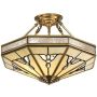 Endon GLADSTONE SN03P46 Lampe de plafond 4x60W/E27