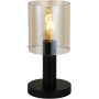 Italux SARDO TB-5581-1-BK+AMB Lampe de table 1x40W/E27 IP20