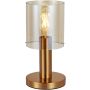 Italux SARDO TB-5581-1-BRO+AMB Lampe de table 1x40W/E27 IP20