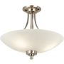 Endon WELLES WELLES-3SC Lampe de plafond 3x60W/E27 IP20