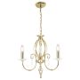 Elstead Lighting AEGEAN AG3-POL-BRASS Lustre 3x60W/E14