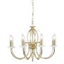 Elstead Lighting AEGEAN AG8-POL-BRASS Lustre 8x60W/E14