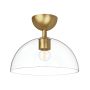 Elstead Lighting Jude ALM-JUDE-SF-GD-CL Lampe de plafond 1x60W/E27 IP20