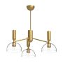 Elstead Lighting Jude ALM-JUDE3-GD-CL Lustre 3x60W/E27 IP20