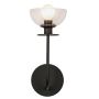 Elstead Lighting Sylvia ALM-SYLVIA-1WB-BK-CL Applique murale 1x40W/E14 IP20