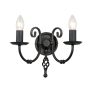 Elstead Lighting ARTISAN ART2-BLACK Applique murale 2x60W/E14