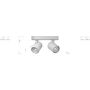 Azzardo EXO 2 LINE AZ7217 Spot 2x50W/GU10 ip20