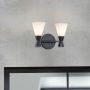 Elstead Lighting Bowtie BOWTIE-2-MB Applique murale 2x3 W/G9 3000 K 600 lm ip44