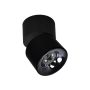 Light Prestige Brema LP-2626/1RM BK movable Spot en saillie 1x10W/LED 3000K|4000K|6000K 873lm IP20
