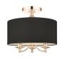 Cosmolight ABU DHABI C03480AU-BK Lampe de plafond 3x40W/E14
