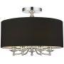Cosmolight ABU DHABI C05428CH-BK Lampe de plafond 5x40W/E14