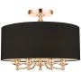 Cosmolight ABU DHABI C05442AU-BK Lampe de plafond 5x40W/E14