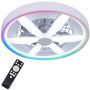 Polux MALAWI 343222 Ventilateur 3000K-4000K-6500K +- RGB MAGIC 5300lm ip20