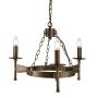 Elstead Lighting CROMWELL CW3-OLD-BRZ Lustre 3x60W/E14