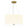 Designer’s Lightbox Pearce DL-PEARCE18-3LT-IV-AB Suspension lumineuse 3x60W/E27