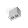 AZzardo ELOY 2 AZ1352 Spot en saillie 2x50W/GU10