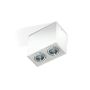AZzardo ELOY 2 AZ1354 Spot en saillie 2x50W/GU10