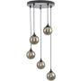 Dar Lighting Federico FED0522-01 Suspension lumineuse 5x40w/g9 ip20