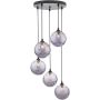 Dar Lighting Federico FED0522-10 Suspension lumineuse 5x40w/g9 ip20