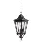 Feiss COTSWOLD LANE FE-COTSLN8-L-BK Suspension lumineuse 3x60W/E14 IP23