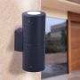 Fumagalli Franca FMG-FRANCA90-2LT-BLK Applique murale 2x6W/GU10 4000K-2700K 732lm IP55