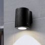 Fumagalli Franca FMG-FRANCA90-BLK Applique murale 1x6W/GU10 4000K-2700K 366lm IP55