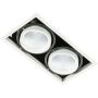 Italux VERTICO GL7108-2/2X18W 4000K WH+BL Spot encastré 2x18W/LED 3045LM IP20