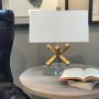 Gilded Nola JACKSON GN-JACKSON-SQUARE-TL Lampe de table 1x60W/E27