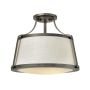Hinkley Lighting CHARLOTTE HK-CHARLOTTE-SF-AN Lampe de plafond 3x75W/E27