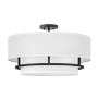 Hinkley Lighting Graham HK-GRAHAM-L-BK Lampe de plafond 4x40 W/E14