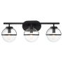 Hinkley Hollis HK-HOLLIS3-C-BK-BATH Applique murale 3x60W/E14 IP44