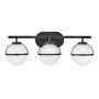 Hinkley Hollis HK-HOLLIS3-O-BK-BATH Applique murale 3x60W/E14 IP44