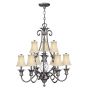 Hinkley Lighting PLANTATION HK-PLANT10-PL Lustre 10x60W/E14