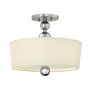 Hinkley Lighting ZELDA HK-ZELDA-SF-PN Lampe de plafond 3x60W/E27
