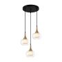 Italux KONILA PND-99709-3A-BRO-CL Suspension lumineuse 3x10W/G9 IP20