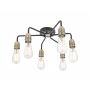 Dar Lighting Kiefer KIE0622 Lampe de plafond 6x60w/e27 ip20