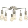 Dar Lighting Kiefer KIE0646 Lampe de plafond 6x60w/e27 ip20