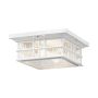 Elstead Lighting BEACON SQUARE KL-BEACON-SQUARE-F-WHT Plafonnier 2x60W/E27 IP44