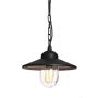 Elstead Lighting KLAMPENBORG KLAMPENBORG8-BK Suspension lumineuse 1x60W/E27 IP44