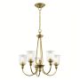 Elstead Lighting WAVERLY KL-WAVERLY5-NBR Lustre 3x60W/E27