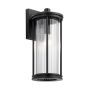 Kichler Barras KL-BARRAS2-M-BK Applique murale 1x40W/E27 IP44