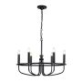 Kichler Capitol Hill KL-CAPITOL-HILL6-BLK Lustre 6x40 W/E14