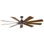 Kichler Gentry XL KLF-GENTRY-85-WZ Ventilateur 1x14W/LED 3000K 1300 lm IP20